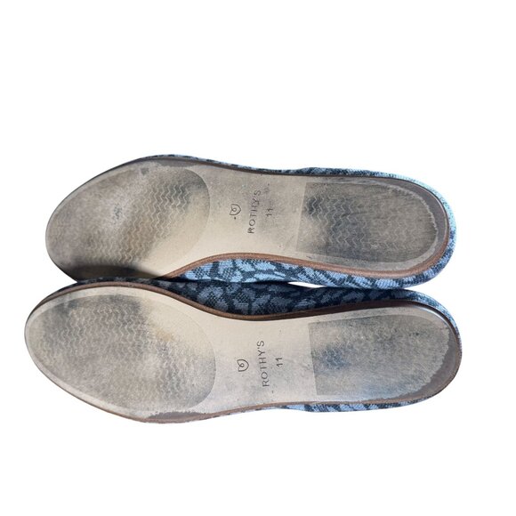 Rothy's The Merino Wool Flat Haze Spot Gray Pink Size 11 - Picture 4 of 8